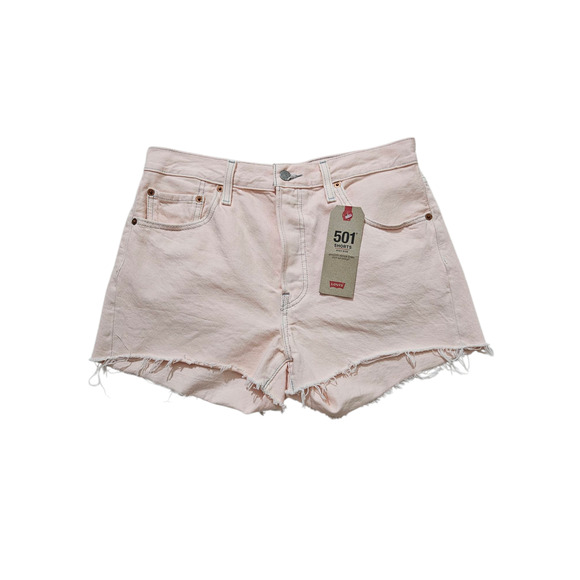 Levi's Pink Jean Shorts for Women - Picture 2 of 16